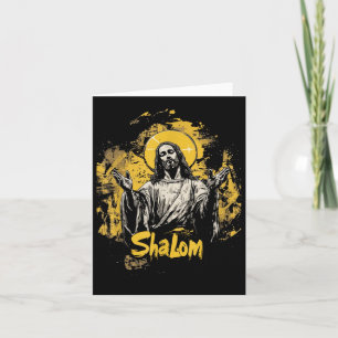 Jesus Shalom The Lord My Peace The Lord Is Peace  Card