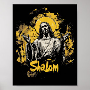 Jesus Shalom The Lord My Peace The Lord Is Peace  Poster