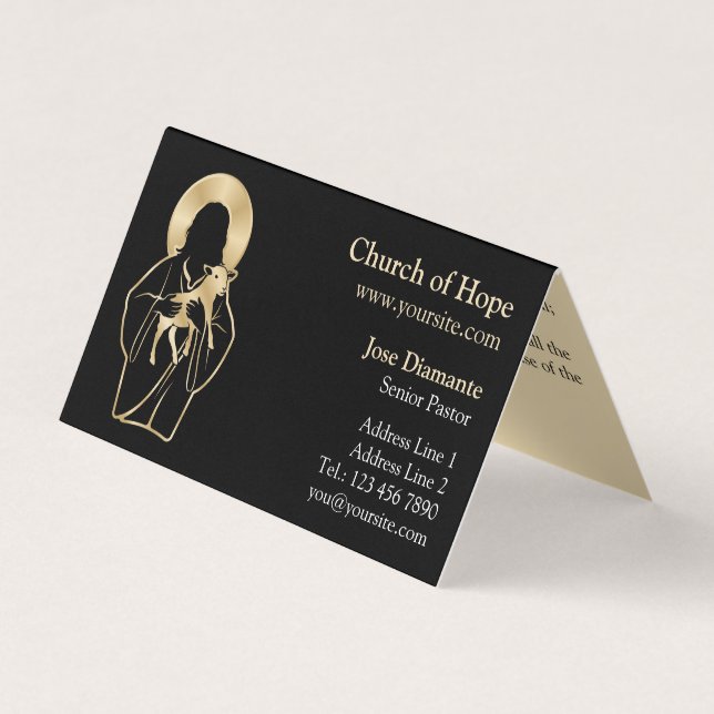 Jesus Shepherd Business Card (Front)