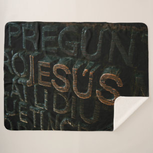 JESUS SHERPA BLANKET