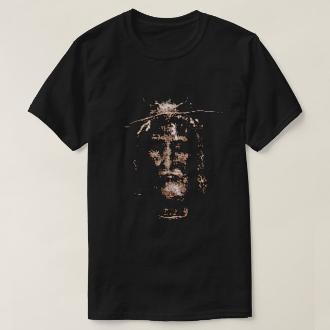 Jesus Shroud of Turin Shirt Holy Face of Jesus  (Design Front)