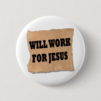 Jesus Sign (Button) 6 Cm Round Badge