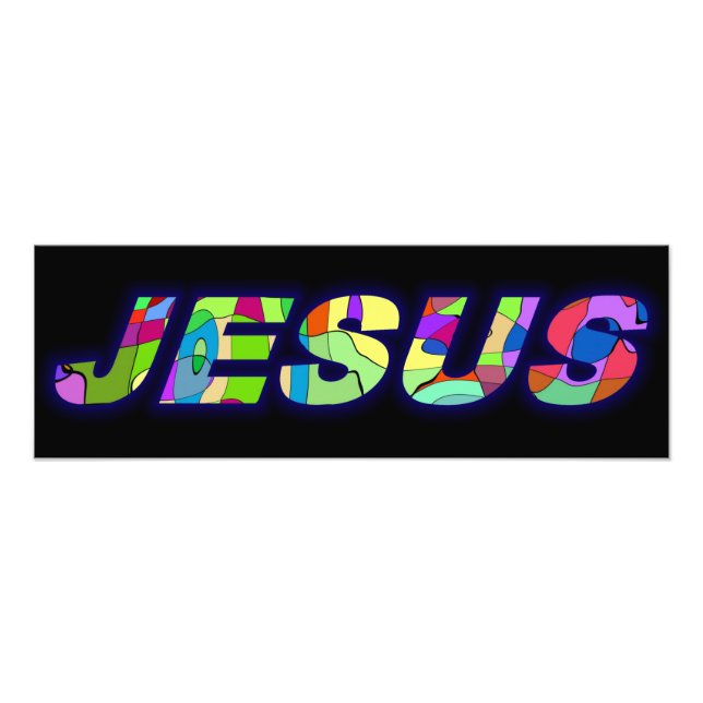 Jesus Sign In Multi Colours (Front)