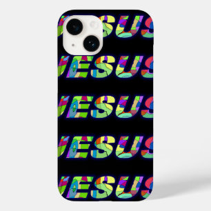Jesus Sign In Multi Colours  Case-Mate iPhone 14 Case