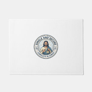 Jesus Singleness Waiting Season Shirt Faith Based Doormat