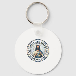 Jesus Singleness Waiting Season Shirt Faith Based Key Ring