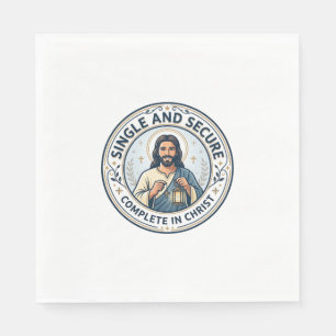 Jesus Singleness Waiting Season Shirt Faith Based  Napkin