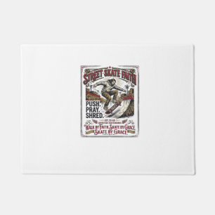 Jesus Skate Longboard Shirt Christian Doormat