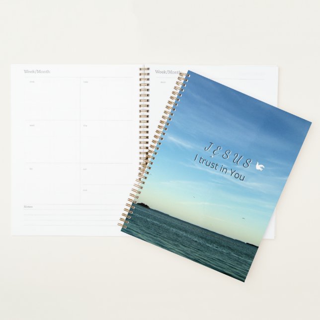 Jesus Sky with Dove Faith Design Planner (Display)