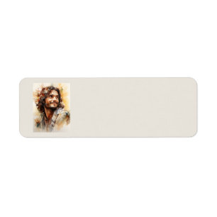 Jesus Smiling Address Labels