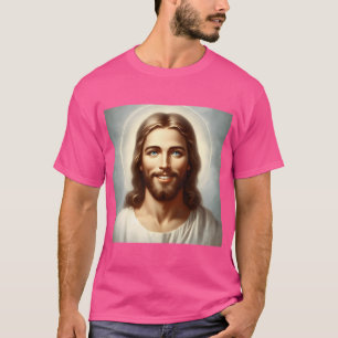 Jesus Smiling Jesus Christ Jesus Face Lord Chris T-Shirt