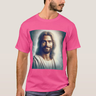 Jesus Smiling  Jesus Christ  Jesus Face Lord Chris T-Shirt
