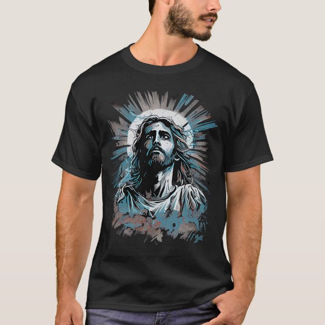 Jesus Son of God Light of The World T-Shirt (Front)