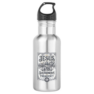 Jesus Soundwave Frequency Jesus Soundwave Frequenc 532 Ml Water Bottle