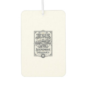 Jesus Soundwave Frequency Jesus Soundwave Frequenc Car Air Freshener