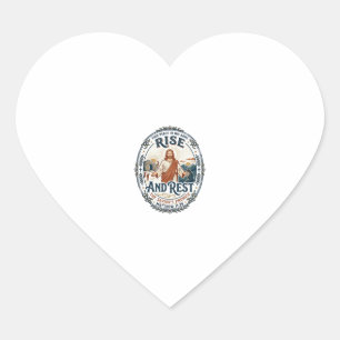 Jesus Sourdough Bread Community Shirt Faith Based  Heart Sticker