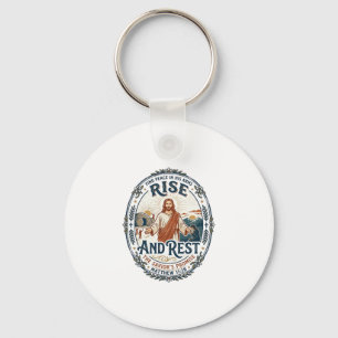 Jesus Sourdough Bread Community Shirt Faith Based Key Ring