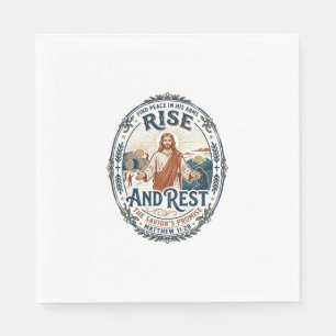 Jesus Sourdough Bread Community Shirt Faith Based  Napkin