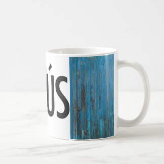 Jesus Spanish Teal Coffee Mug