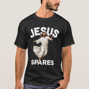 Jesus Spares Funny Christian Christ Gutter Bowling T-Shirt