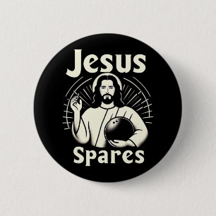 Jesus Spares Mens Womens Kids Ten Pin Bowling