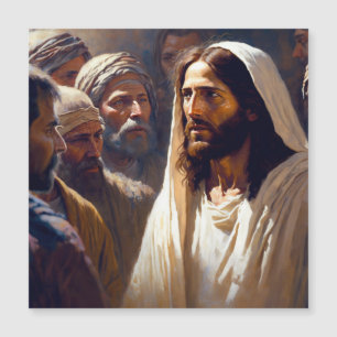 Jesus Speaks with his Disciples Kitchen Magnet