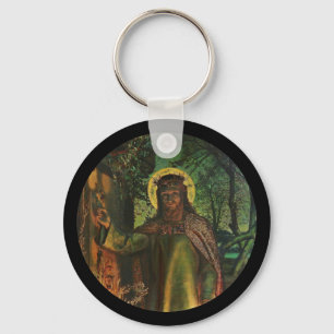 Jesus Stands at Door and Knocks Key Ring