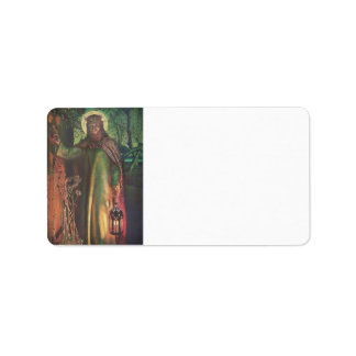 Jesus Stands at the Door and Knocks Label