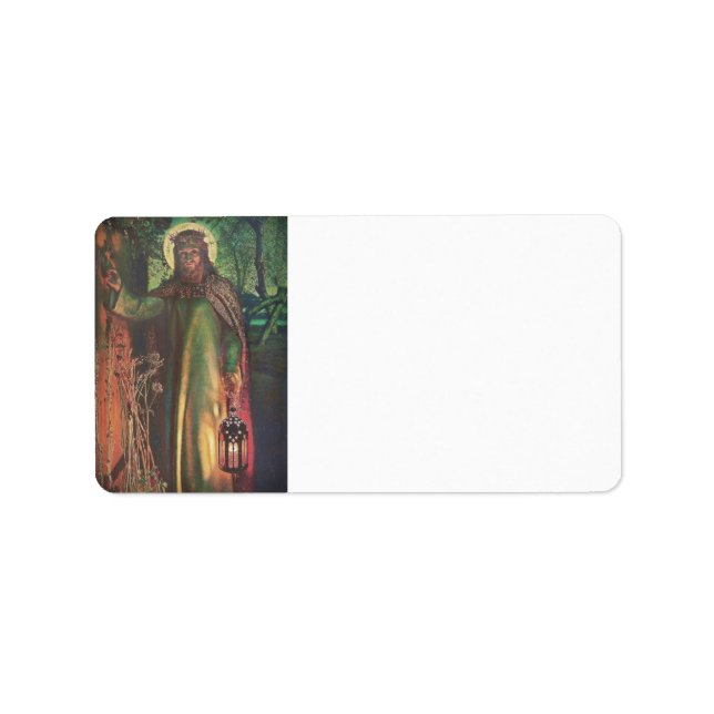 Jesus Stands at the Door and Knocks Label (Front)