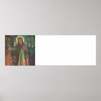 Jesus Stands at the Door and Knocks Poster