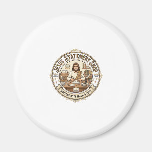 Jesus Stationery Shop Jesus Stationery Shop Christ Magnet