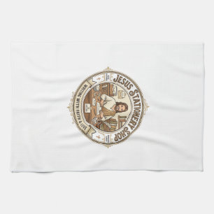 Jesus Stationery Shop Jesus Stationery Shop Christ Tea Towel