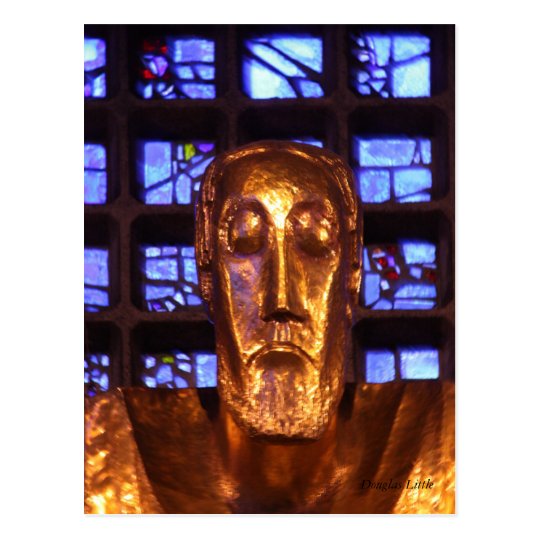 Jesus Statue, Kaiser Wilhelm Memorial Church Postcard
