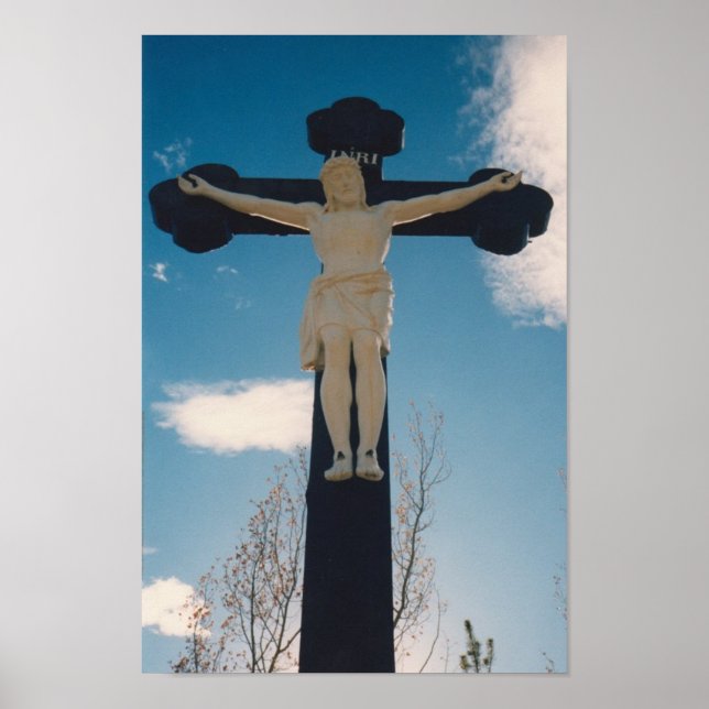 Jesus Statue Poster (Front)