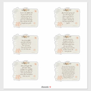 Jesus Sticker, Bible Verse, Sticker, Quote Sticker