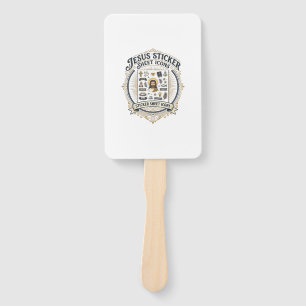 Jesus Sticker Sheet Icons Jesus Sticker Sheet Icon Hand Fan