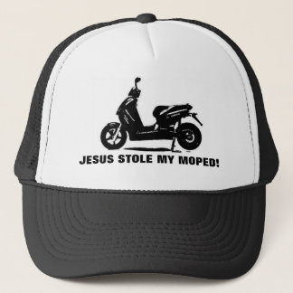 JESUS STOLE MY MOPED! TRUCKER HAT