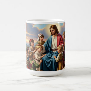 Jesus Surrounded by Children Coffee Mug