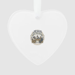 Jesus Table Fellowship Jesus Table Fellowship Chri Ornament