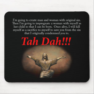 Jesus. Tah Dah!!! Mouse Mat