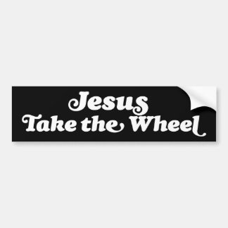 Jesus Take The Wheel Christian Prayer Bumper Sticker