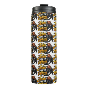 Jesus take the wheel thermal tumbler