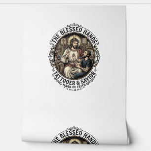 Jesus Tattoo Artist Studio T-Shirt Inspirational F Wallpaper