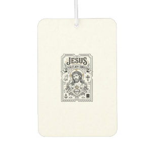 Jesus Tattoo Flash Christian Jesus Tattoo Flash Ch Car Air Freshener