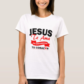 jesus te ama camisas cristianas Christian Spanish3 T-Shirt