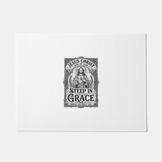 Jesus Tea Lover Graphic Tee Christian Doormat (Front)