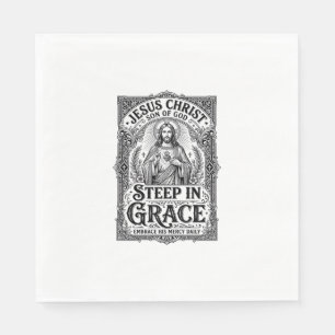 Jesus Tea Lover Graphic Tee Christian Napkin
