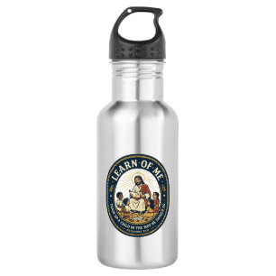 Jesus Teacher Assistant School Support Staff T-Shi 532 Ml Water Bottle