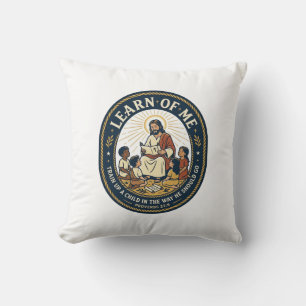 Jesus Teacher Assistant School Support Staff T-Shi Cushion