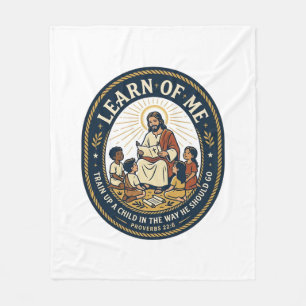 Jesus Teacher Assistant School Support Staff T-Shi Fleece Blanket